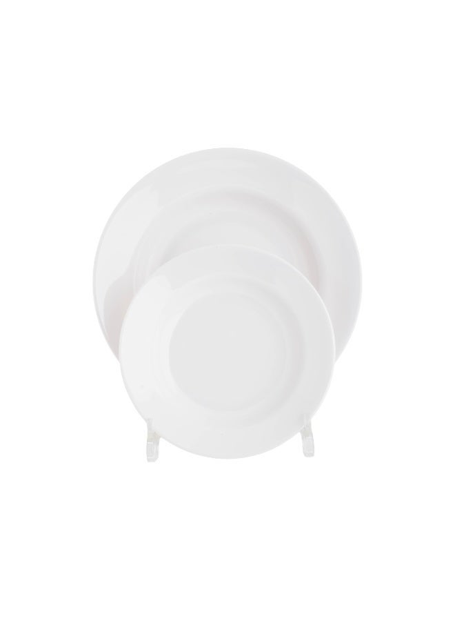 Cc 🏡✨ Modern White Melamine Dinnerware Set – 40 Pieces | Everyday Elegance with a Touch of Sophistication ✨🍽️ - Image 4